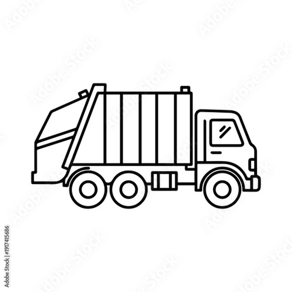 Obraz Waste Collection Truck