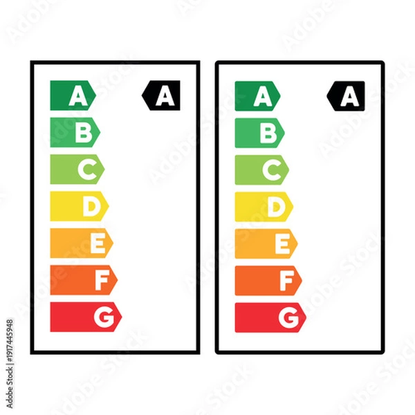 Obraz Energy efficiency icon. Vector illustration