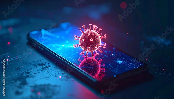 Obraz スマートフォンを狙うマルウェア