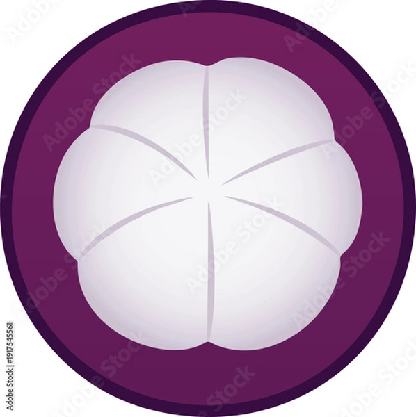 Obraz Purple Citrus Slice Illustration
