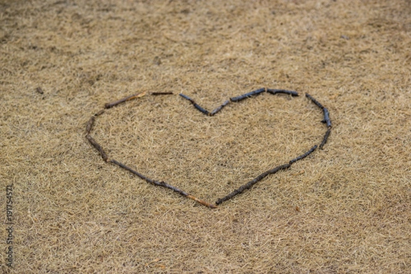 Fototapeta 小さなハート