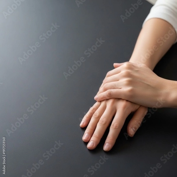 Obraz 저려오는 손등