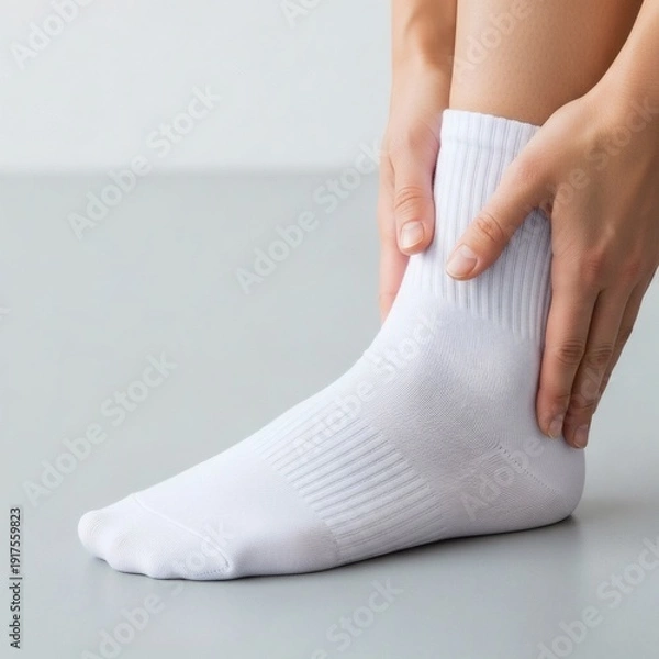 Obraz 발목 염좌, 접질림, 인대 손상, 부종