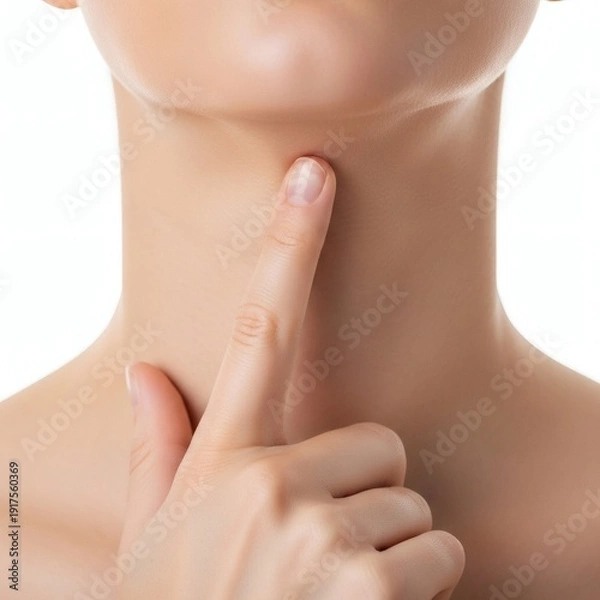 Obraz 침 삼키기조차 힘든 목의 따끔함