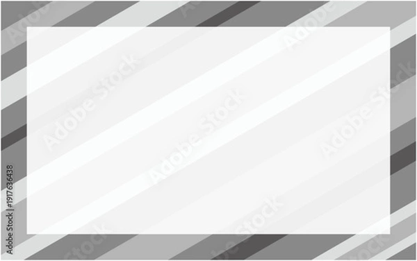 Obraz 斜めストライプと白地文字スペースの抽象背景素材