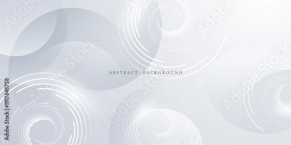 Obraz white abstract background modern vector illustration
