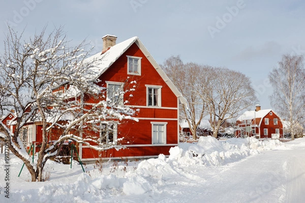 Obraz Vinter i kvarteret