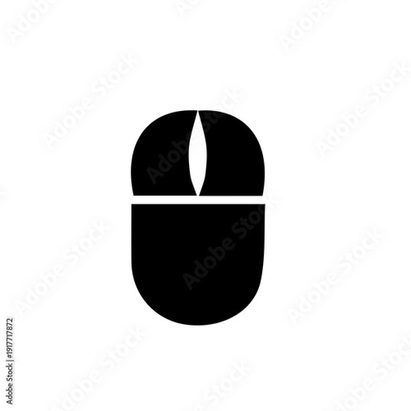 Obraz Computer Mouse Vector Illustration – Modern PC and Laptop Device