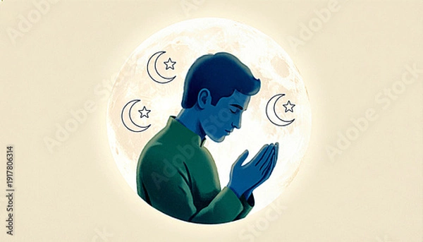 Obraz easter eggs in a nest