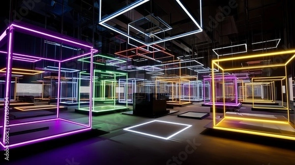 Fototapeta メタバース空間