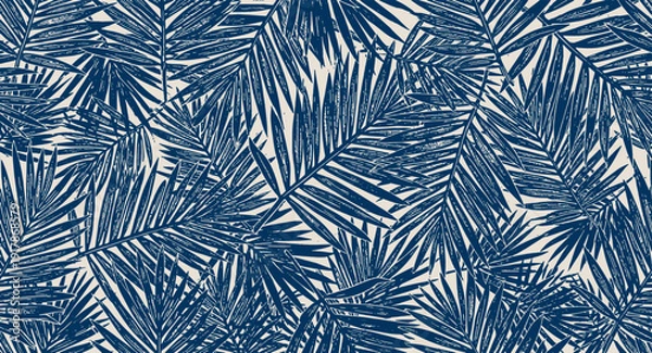 Obraz Abstract Seamless Palm Leaves Pattern