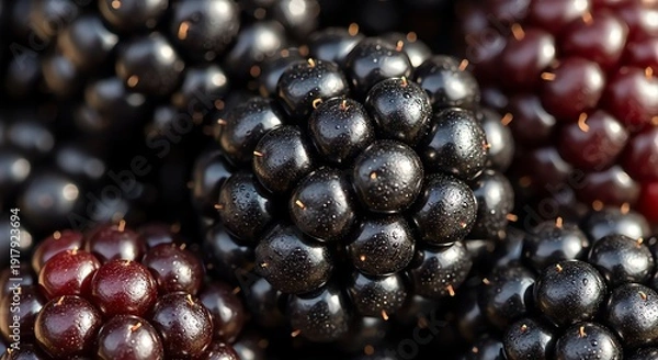 Obraz blackberry on the table