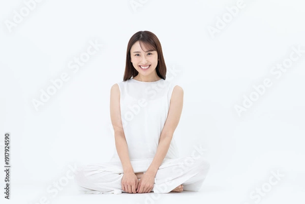 Obraz 若い女性のボディケア