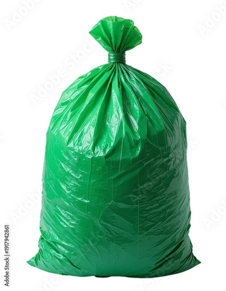 Obraz green plastic bag