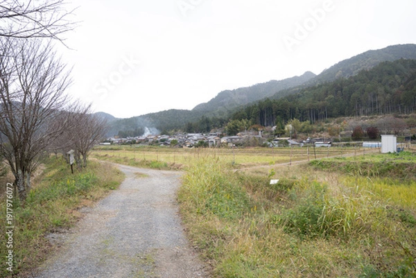 Obraz 日本のノスタルジックな田舎風景