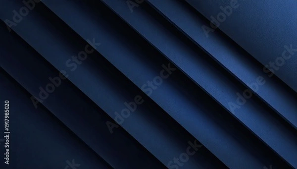 Obraz Diagonal blue layers in a shadowed design