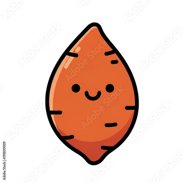 Obraz Cute Sweet Potato. (16)