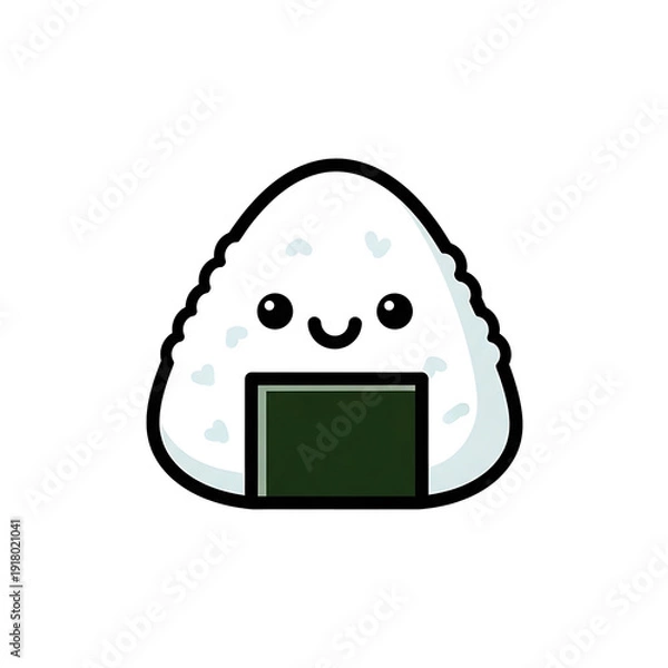 Obraz Cute Onigiri Cartoon. (7)