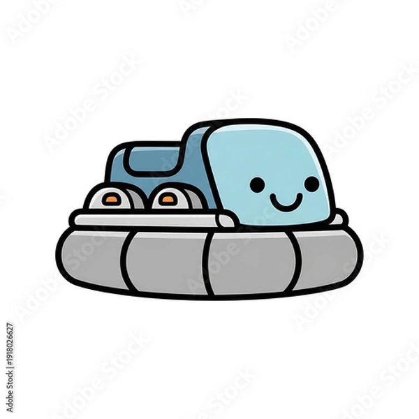 Obraz Sushi Hovercraft Cute.