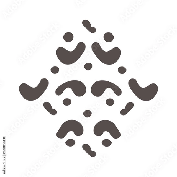 Obraz Abstract Tribal Geometric Pattern Element