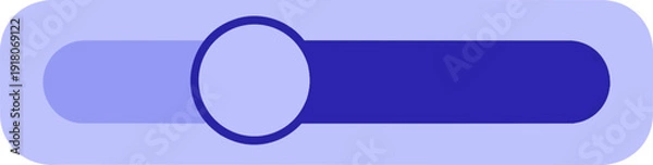 Obraz Modern User Interface Slider Element Progress Bar Concept