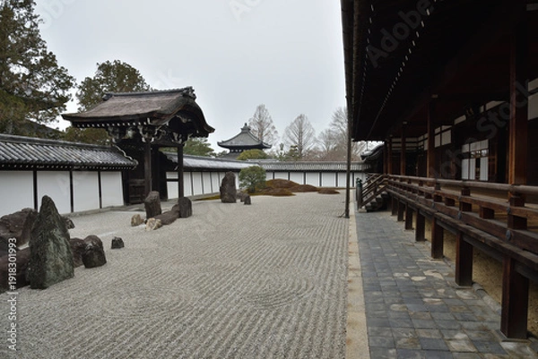 Obraz 大本山東福寺　本坊庭園の南庭(京都市東山区)