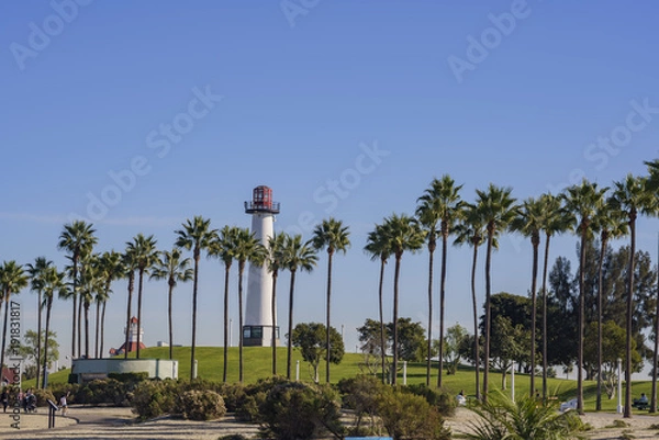 Fototapeta Beautiful scene around Rainbow Harbor