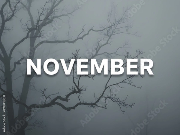 Fototapeta November