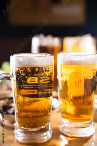 Obraz 美味しそうなビールの雰囲気