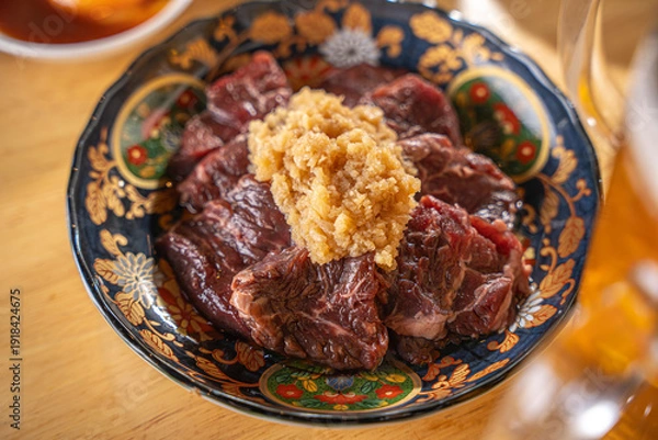 Obraz 美味しそうなお肉の写真 焼肉