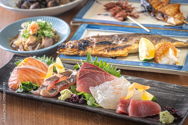 Obraz 居酒屋の料理の雰囲気