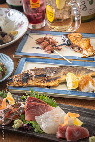 Obraz 居酒屋の料理の雰囲気