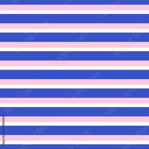 Fototapeta Beach Side Stripe Seamless Repeat