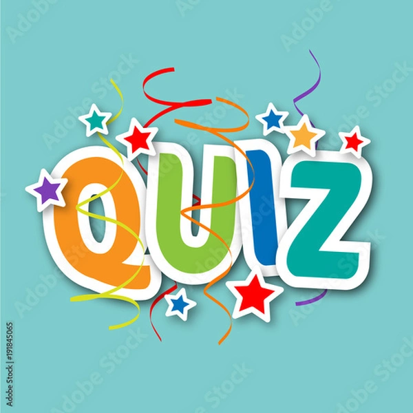 Fototapeta Quiz