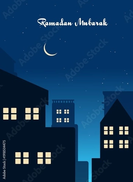 Obraz Ramdan Pattern, Ramdan Mubarak, ramdan wishes, Ramdan greetings vector image 