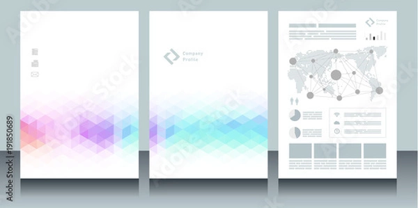 Obraz 企業パンフレット・テンプレート素材