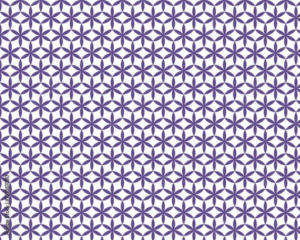 Obraz Violet flower pattern