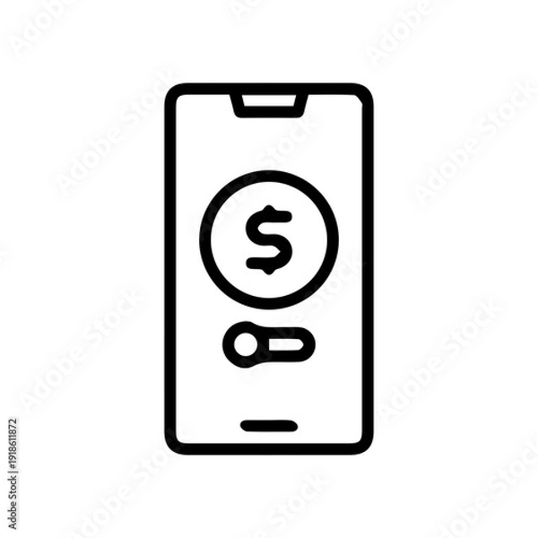 Fototapeta Mobile Payment Concept