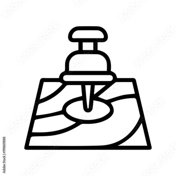 Fototapeta Map Pin Icon