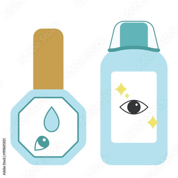 Obraz 目薬と洗眼薬｜花粉症の目の痒みや疲れ目のケアグッズ