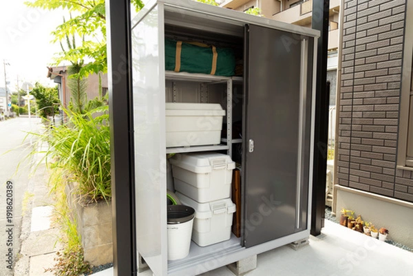 Obraz スチール製物置