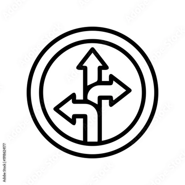 Fototapeta Directional Arrows Icon