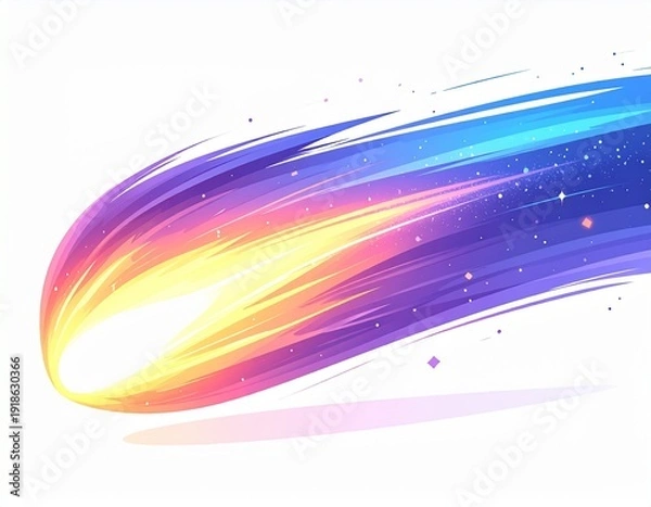 Obraz 尾を引く彗星