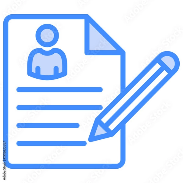 Obraz Resume Writing Icon