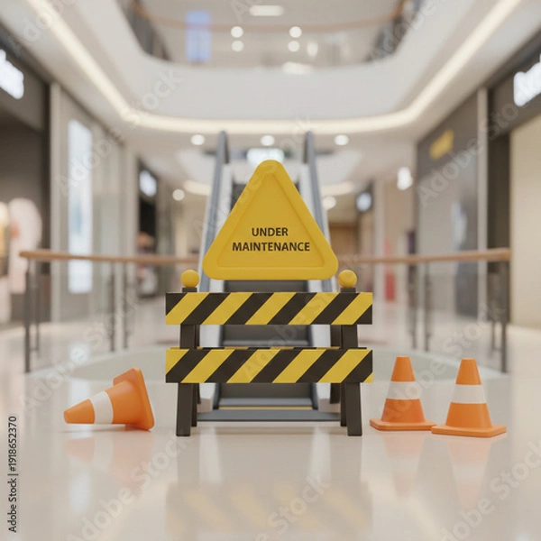 Obraz under construction concept