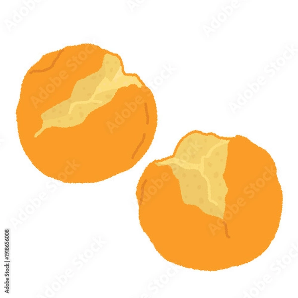 Obraz サーターアンダギーのイラスト