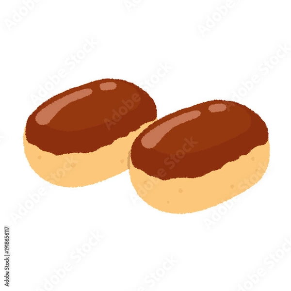 Obraz 栗まんじゅうのイラスト