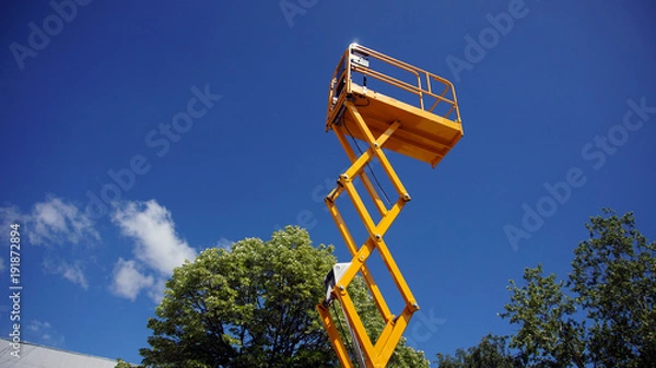 Obraz Scissor lift platform