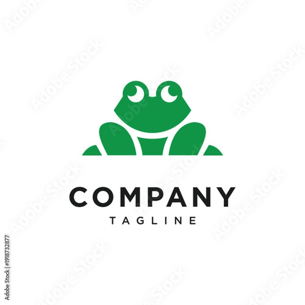 Obraz Simple Frog Logo Icon Vector