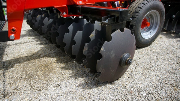 Fototapeta The disk harrow